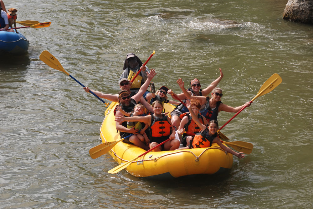 Group in Raft on Weber River