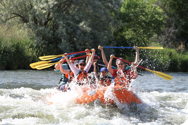 Rafting Weber River Rapids